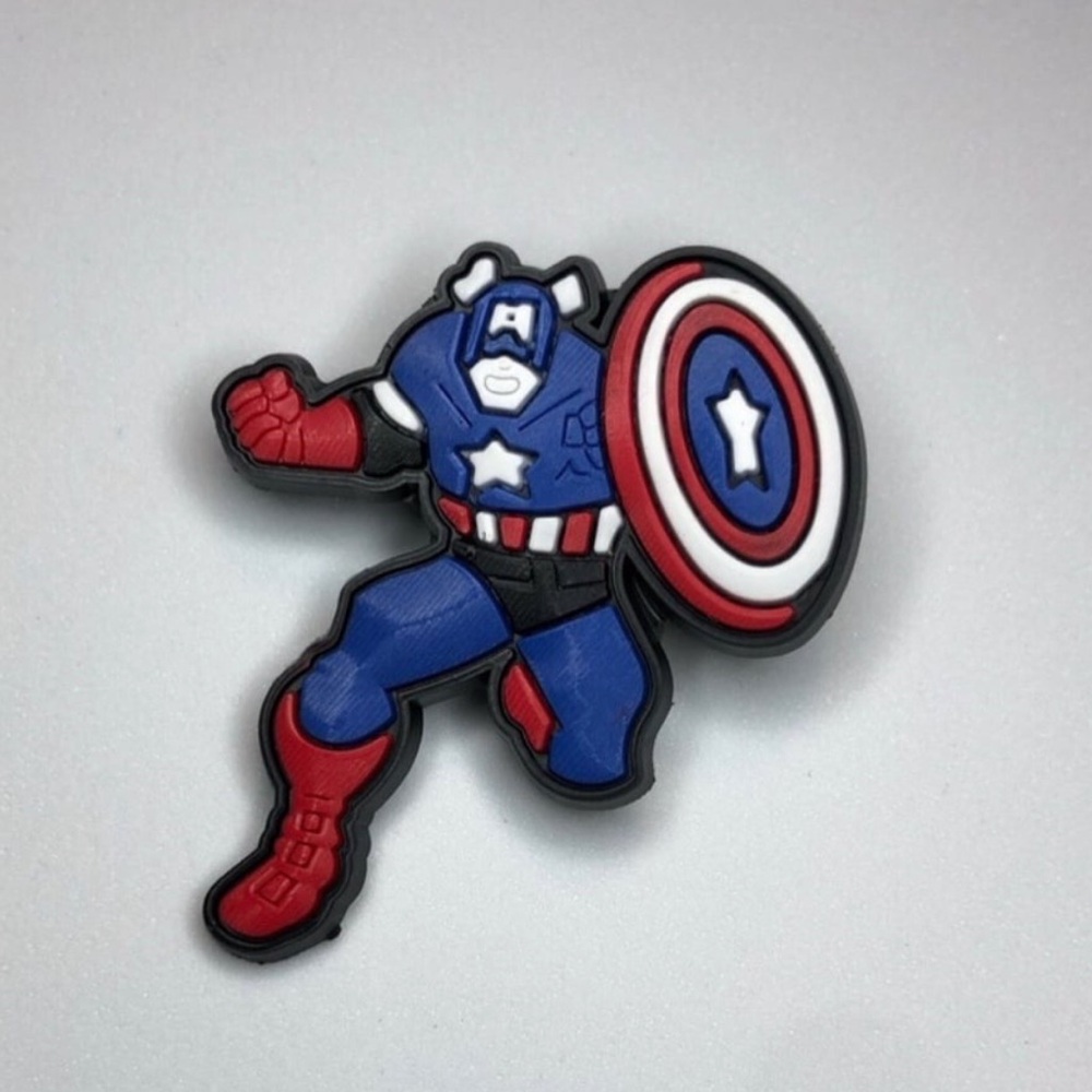 Captain America Shoes Charm Jibbitz